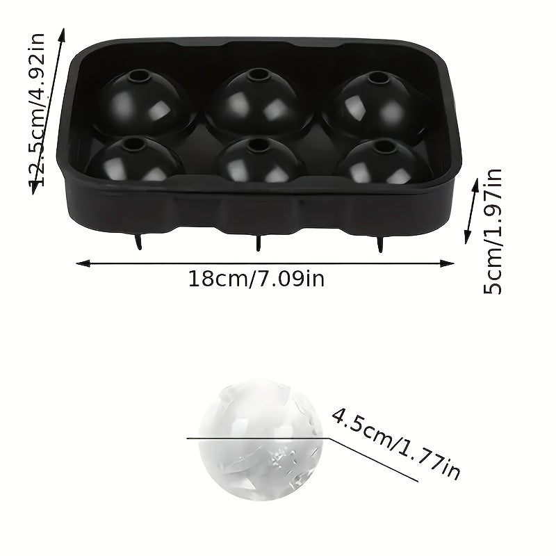 Large 6 - Cavity Ice Ball Mold – Premium Barware by Vesper Alchemy
