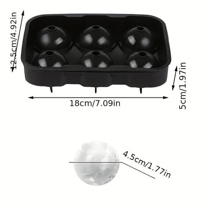 Large 6 - Cavity Ice Ball Mold – Premium Barware by Vesper Alchemy