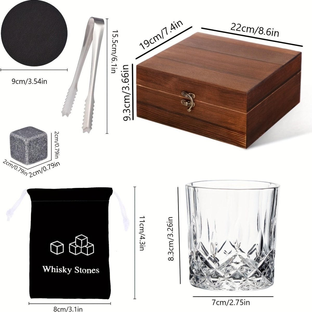 Premium Whiskey Gift Set – Premium Barware by Vesper Alchemy