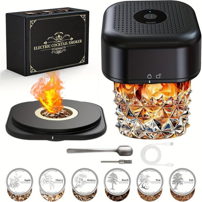 Rechargeable Whiskey Smoker Kit – Premium Barware by Vesper Alchemy