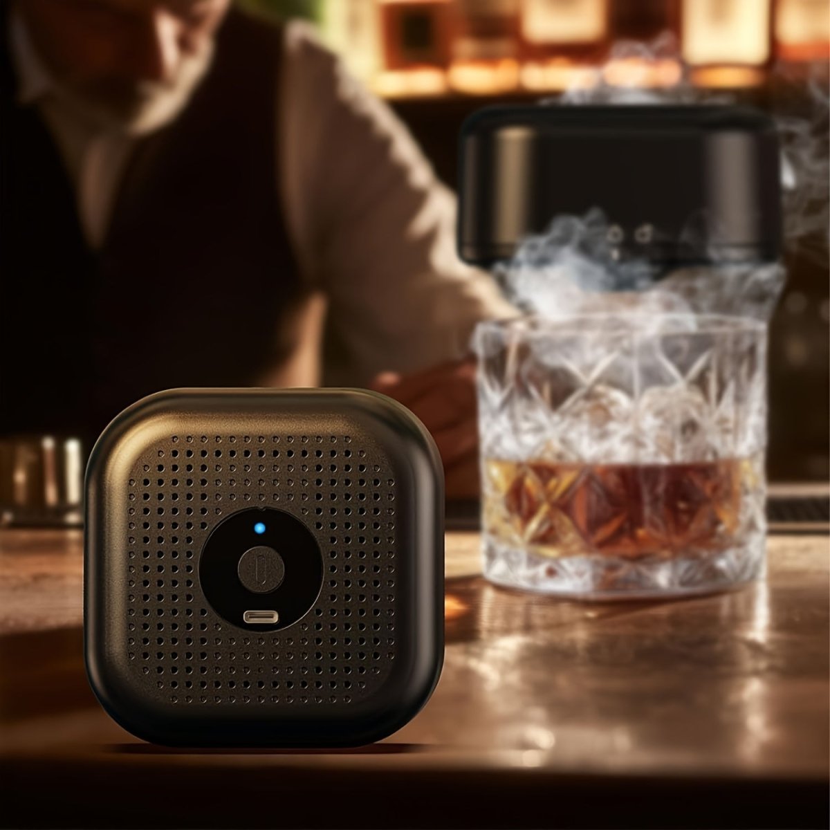 Rechargeable Whiskey Smoker Kit – Premium Barware by Vesper Alchemy