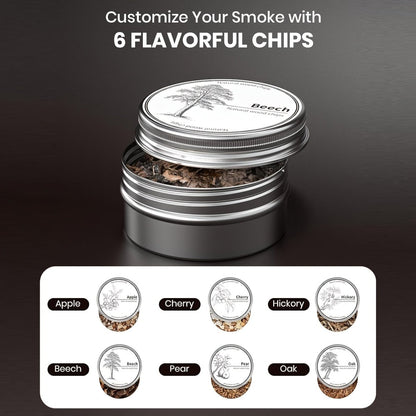 Rechargeable Whiskey Smoker Kit – Premium Barware by Vesper Alchemy