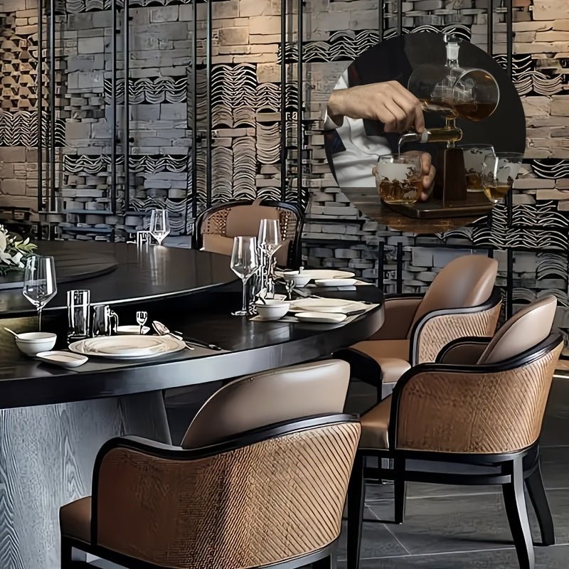 Ship Whiskey Decanter Set – Premium Barware by Vesper Alchemy