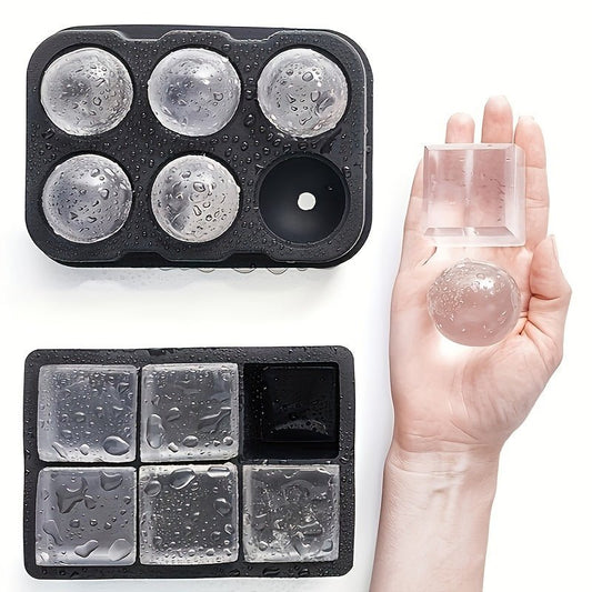 Silicone Ice Mold Tray (2pcs) – Premium Barware by Vesper Alchemy