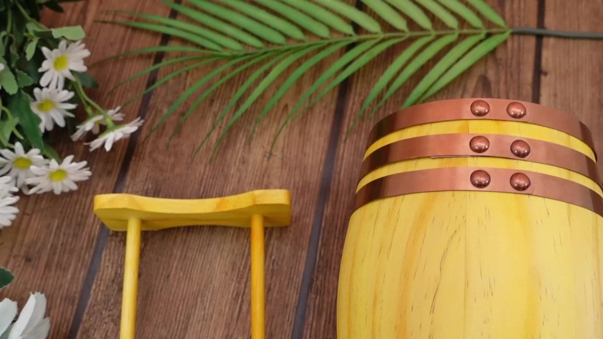 Vintage Whiskey Barrel Dispenser (1L) – Premium Barware by Vesper Alchemy