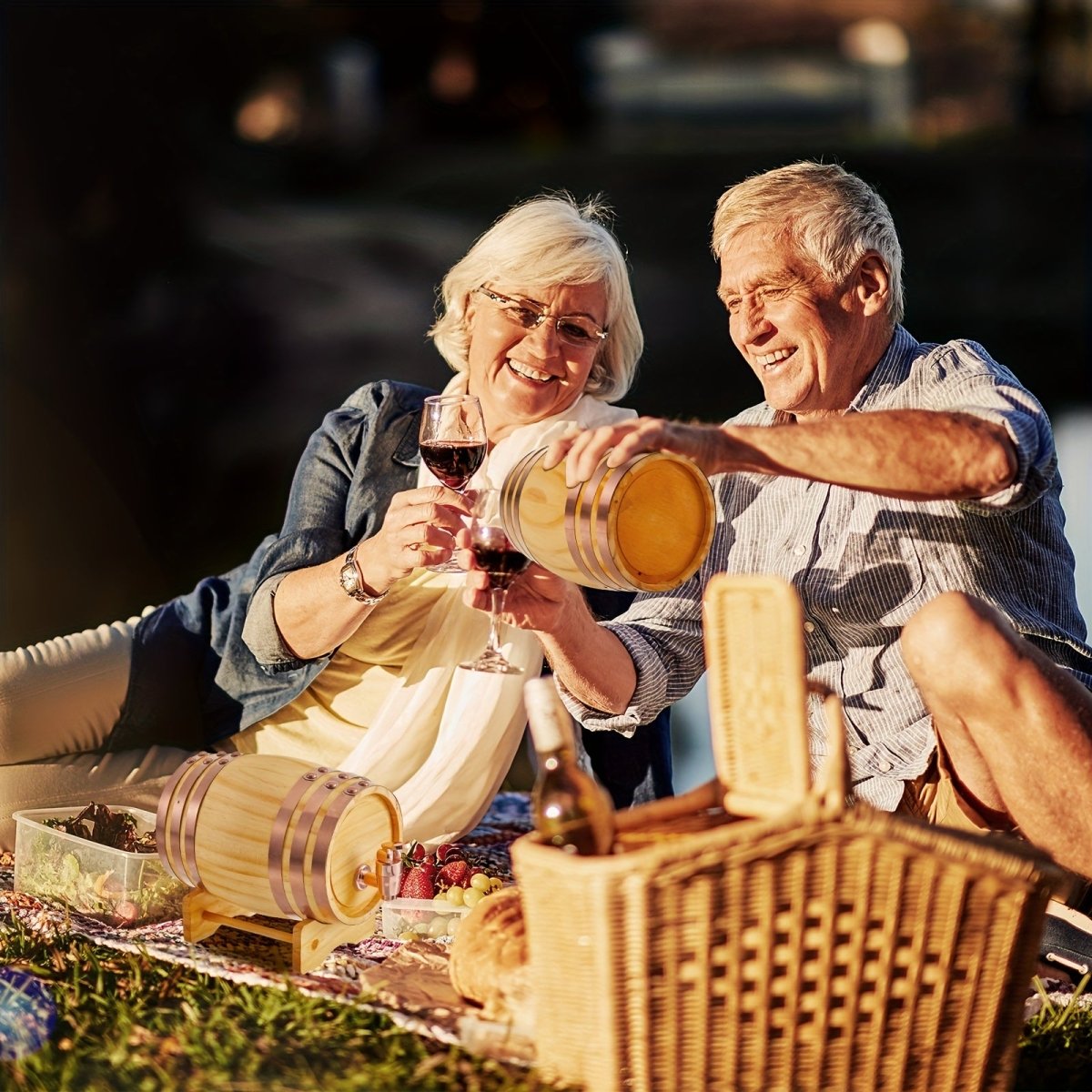 Vintage Whiskey Barrel Dispenser (1L) – Premium Barware by Vesper Alchemy