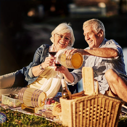 Vintage Whiskey Barrel Dispenser (1L) – Premium Barware by Vesper Alchemy