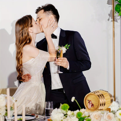 Vintage Whiskey Barrel Dispenser (1L) – Premium Barware by Vesper Alchemy