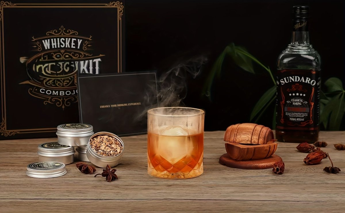 Whiskey Smoker Kit with Torch – Premium Barware by Vesper Alchemy
