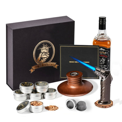 Whiskey Smoker Kit with Torch – Premium Barware by Vesper Alchemy
