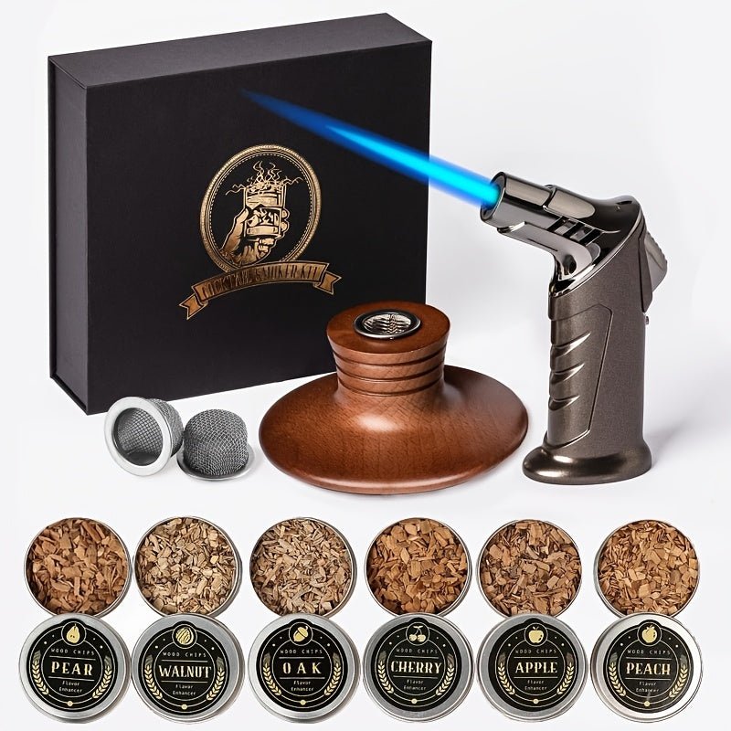 Whiskey Smoker Kit with Torch – Premium Barware by Vesper Alchemy