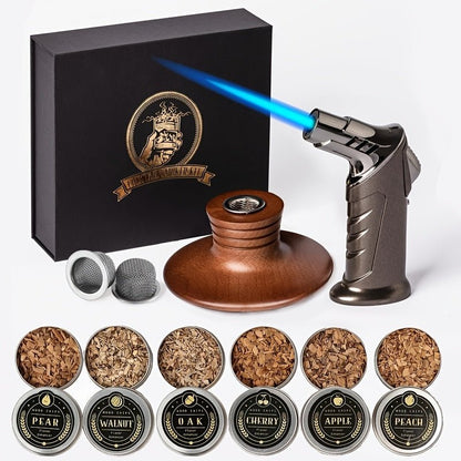 Whiskey Smoker Kit with Torch – Premium Barware by Vesper Alchemy