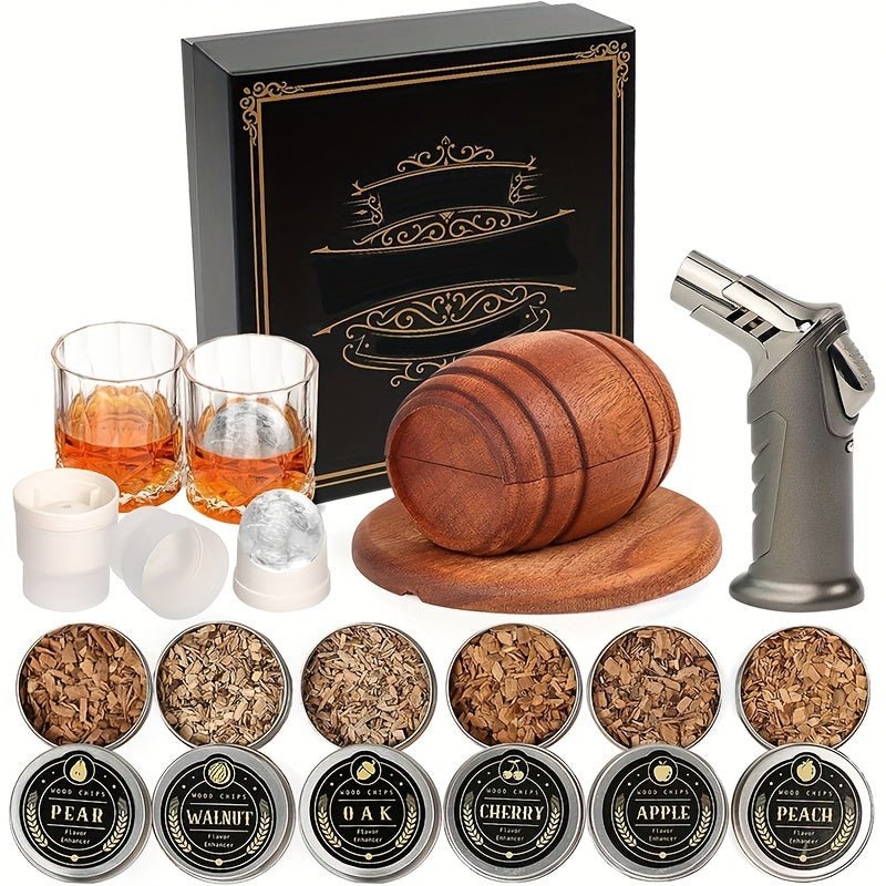 Whiskey Smoker Kit with Torch – Premium Barware by Vesper Alchemy